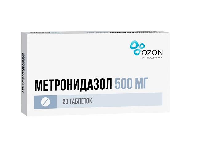 метронидазол 500мг. №20 таб. /озон/ 8047