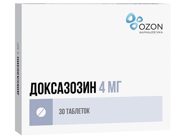 доксазозин 4мг. №30 таб.