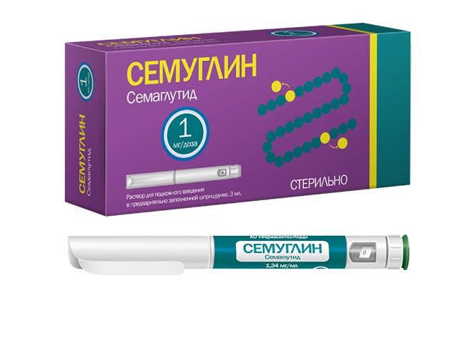 семуглин 0,01/доза 3мл n1 шприц-ручка р-р п/к+игла n4