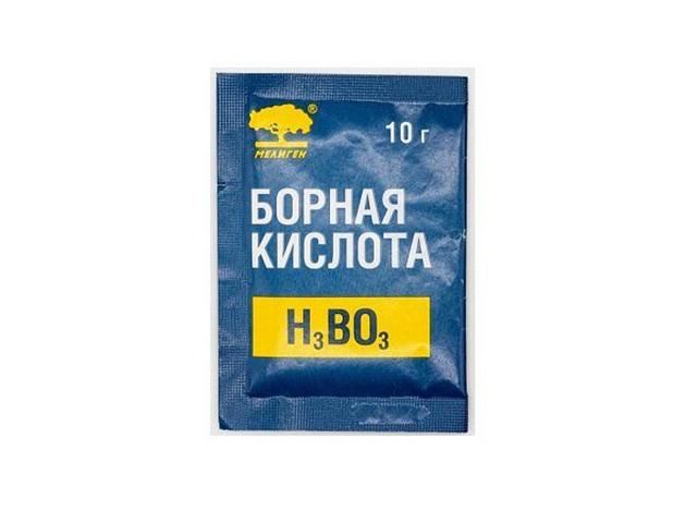 борная к-та 10г. чистящее ср-во д/оптики /мелиген/