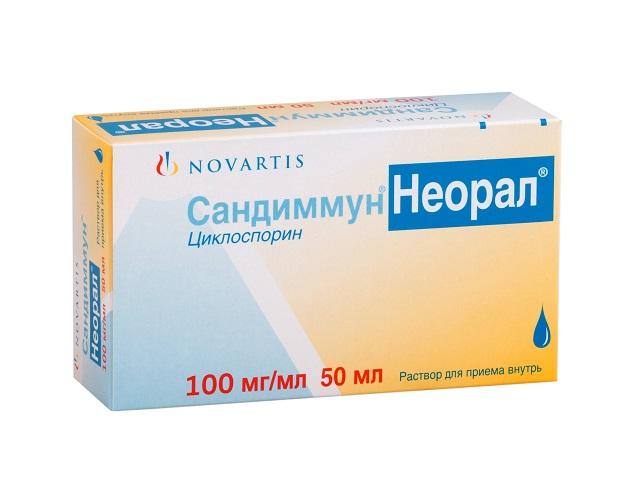 сандиммун неорал 0,1/мл. 50мл. фл. р-р 9018