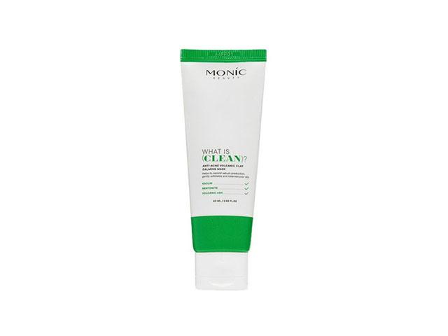 monic beauty what is clean? маска с вулканической глиной анти акне успокаивающая, 60мл