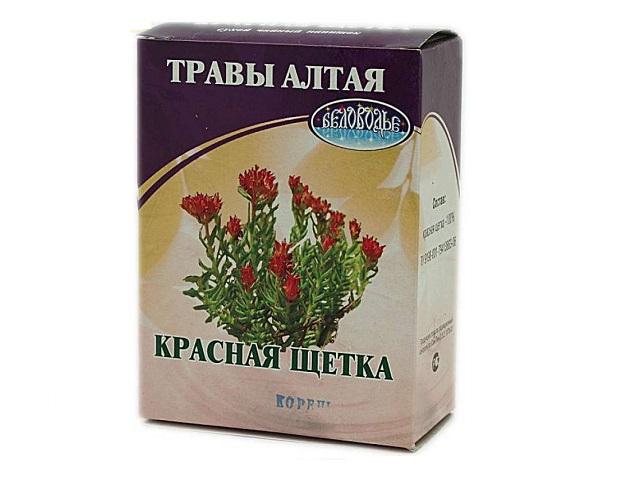 красная щетка 30г. (бад) чайн.напиток /травы алтая/