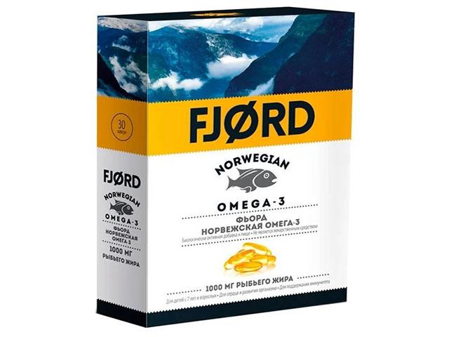 фьорд норвежская омега-3 №30 капс.