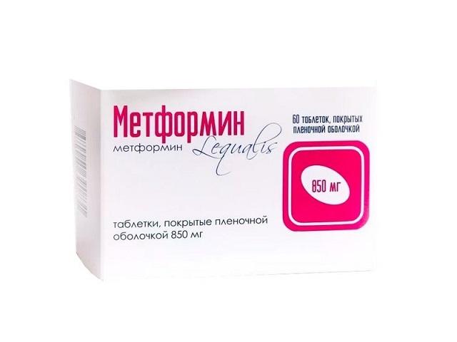 метформин 850мг. №60 таб. /интерфарма/