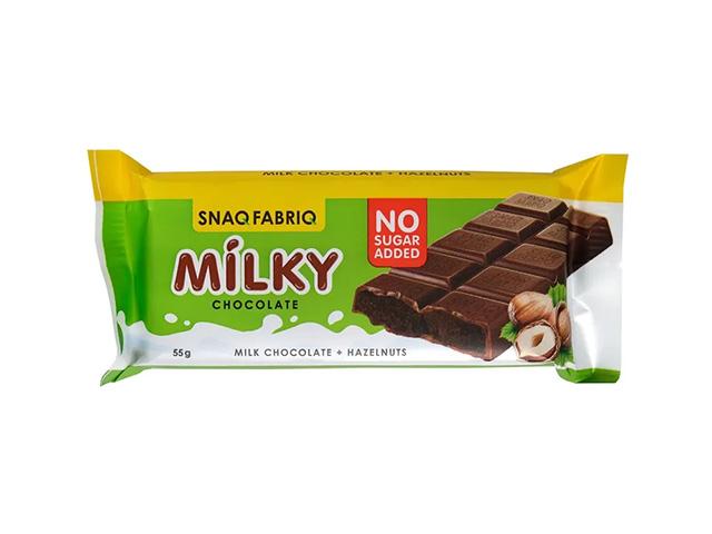 *snaq fabriq молочный шоколад с шоколадно-ореховой пастой 55г 4610169560572