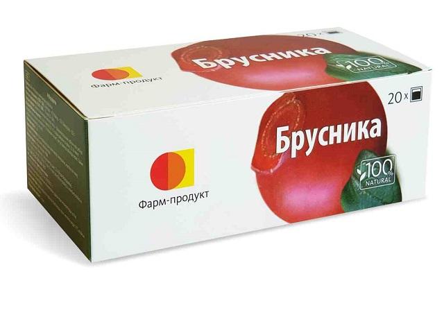 алтай фиточай  брусника 1,5г. №20 пак.