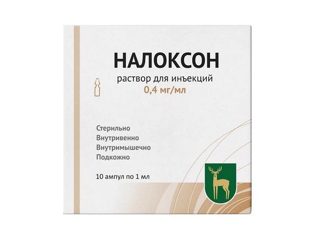 налоксон 0,0004/мл. 1мл. №10 амп. р-р. д/ин  7626