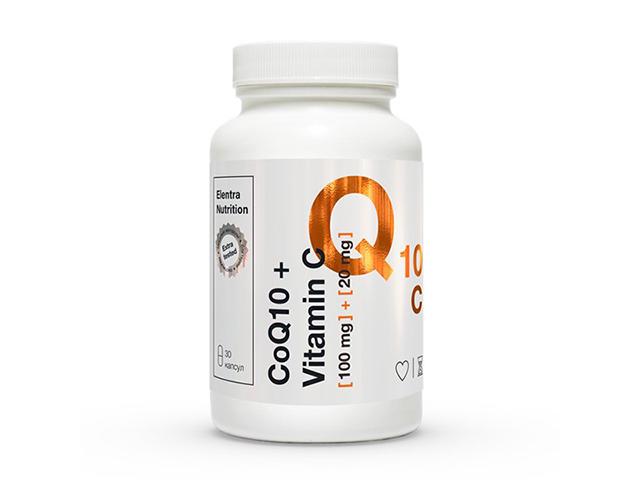 элентра нутришн коэнзим q10 + витамин с капс. 316мг №30 (бад)
