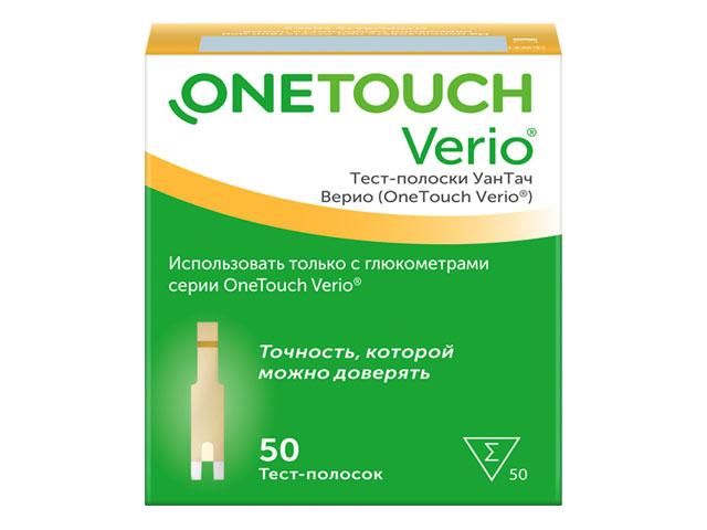 уан тач тест-полоски верио №50  [one touch]