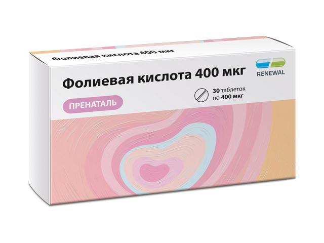 фолиевая кислота пренаталь 400мкг №30 таб./обновление/