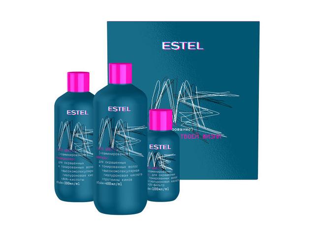 estel me набор это цвет (шампунь400+конд300+гель me nc 5