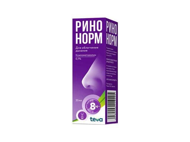 ринонорм 0,1% 20мл. назал.спрей 2962