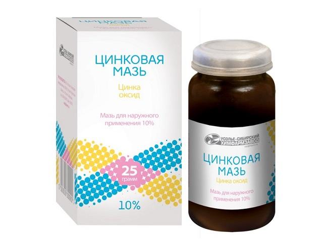 цинковая мазь 10% 25г. /усолье/