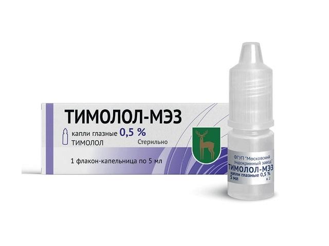 тимолол-мэз 0,5% 5мл. гл.капли фл./кап. /московский эз/