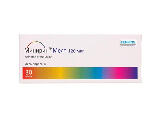 минирин мелт 120мкг. №30 таб. лиоф. 7693