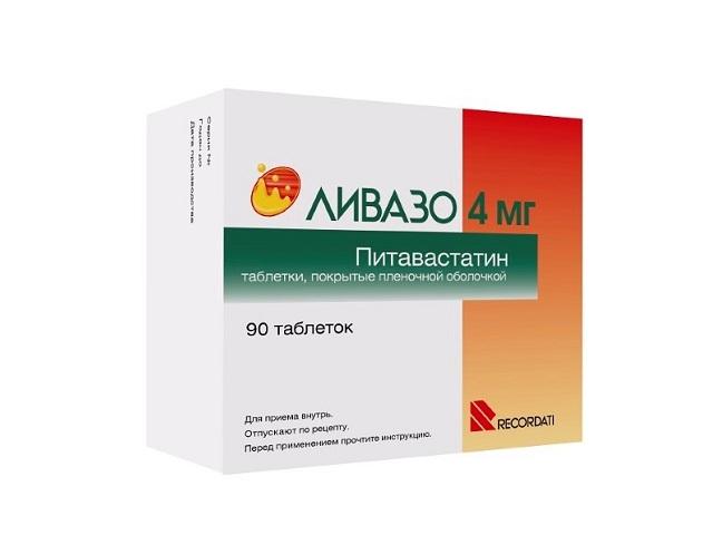 ливазо 4мг. №90 таб. п/п/о 4211