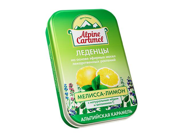 alpine caramel альпийская карамель леденцы дет (мед/вит с) мелисса-лимон 53г