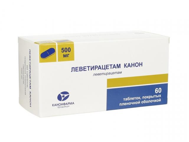 леветирацетам-канон 500мг. №60 таб. /канонфарма/ 3099