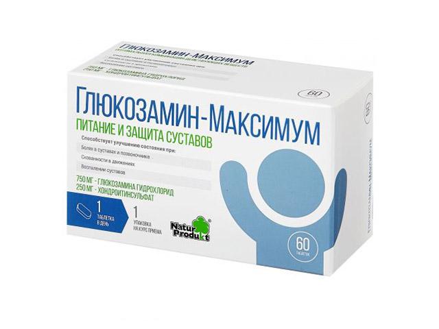 глюкозамин максимум №60 таб.