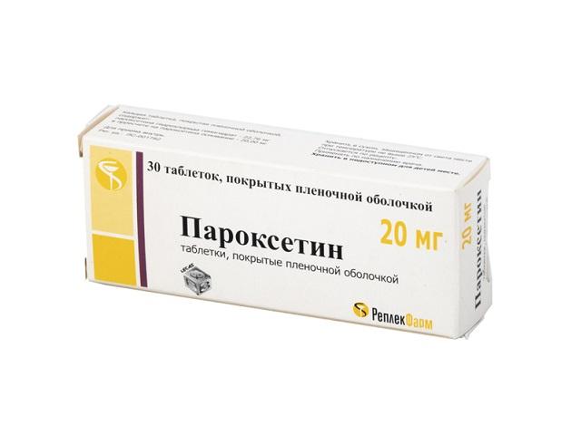 пароксетин 20мг. №30 таб. /реплекфарм/березовский/ 0926