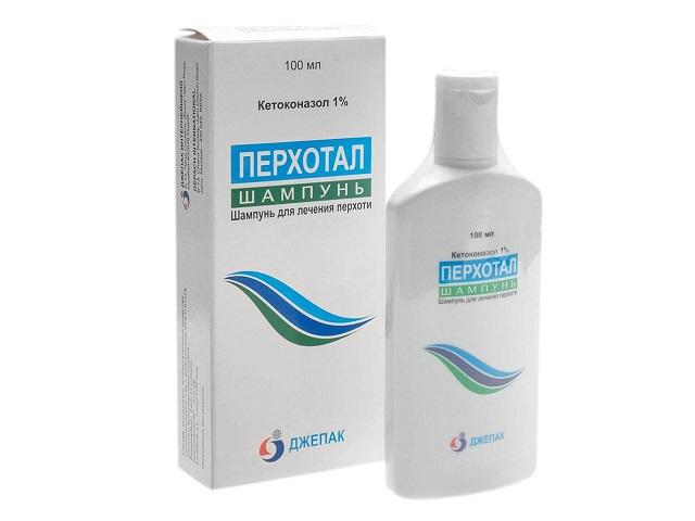 перхотал 1% шампунь 100мл. 0186