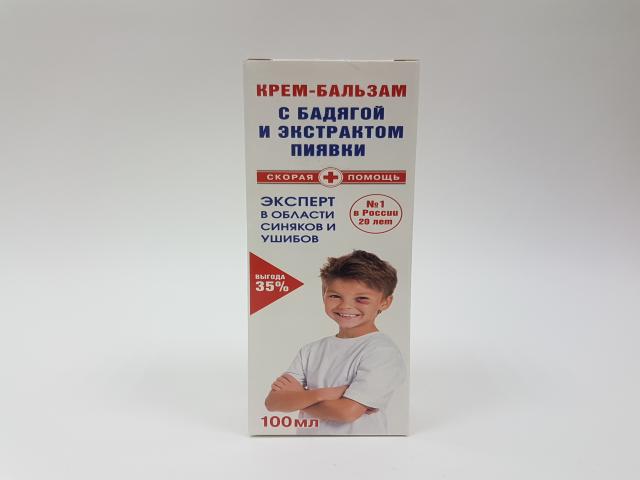 скорая помощь крем-бальзам от синяков и ушибов 100мл.