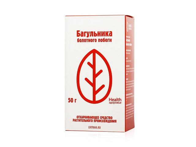 багульника болотного побеги 50г. /здоровье/