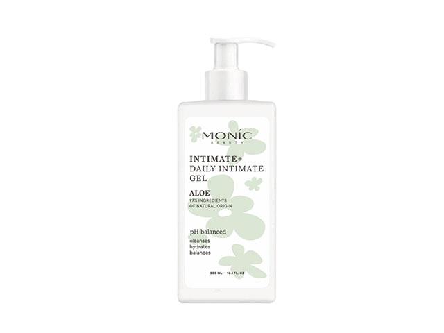 monic beauty intimate+ увлажняющий гель для интимной гигиены с экстрактом алоэ 300мл (*12)
