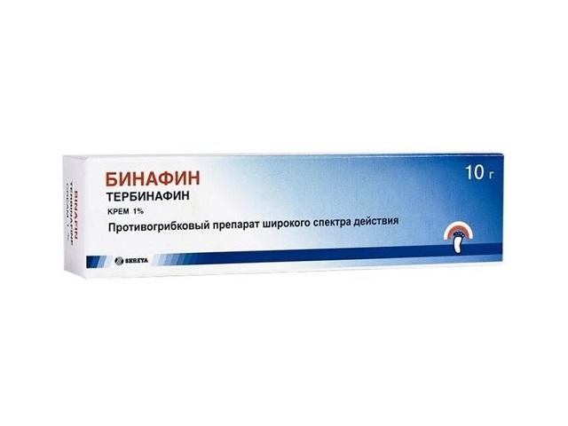 бинафин 1% 10г. крем
