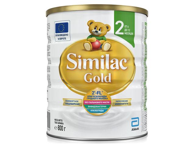 симилак голд 2 смесь д/детей 800г. [similac]