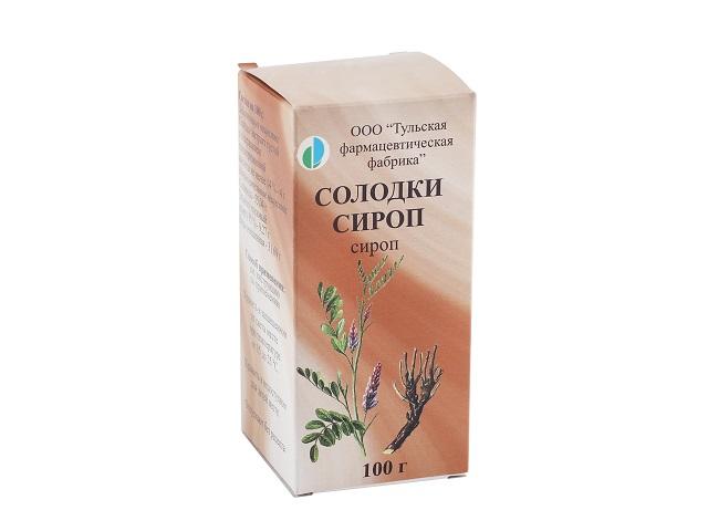 солодкового корня сироп 100г./тульская/