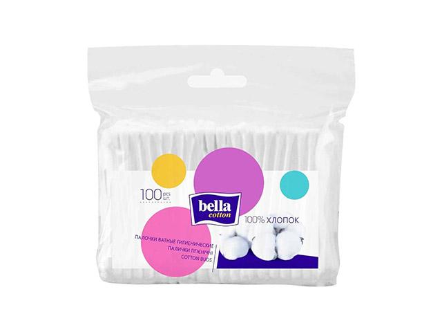 белла ватные палочки №100 пэт. [bella]