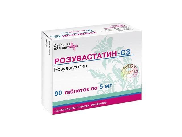 розувастатин-сз 5мг. №90 таб. п/о