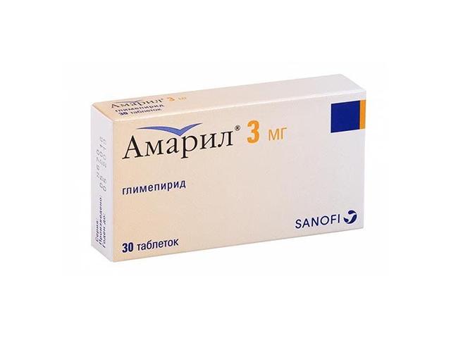 амарил 3мг. №30 таб.