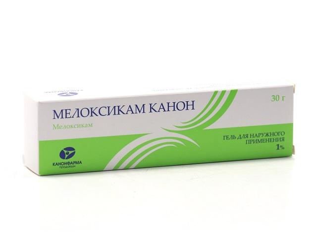 мелоксикам-канон гель 1% 30 мл.