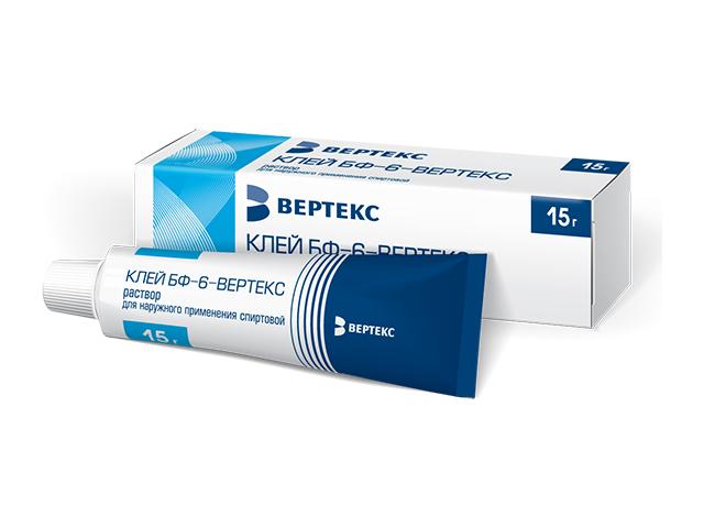 клей бф-6 15г. туба /вертекс/ 2033