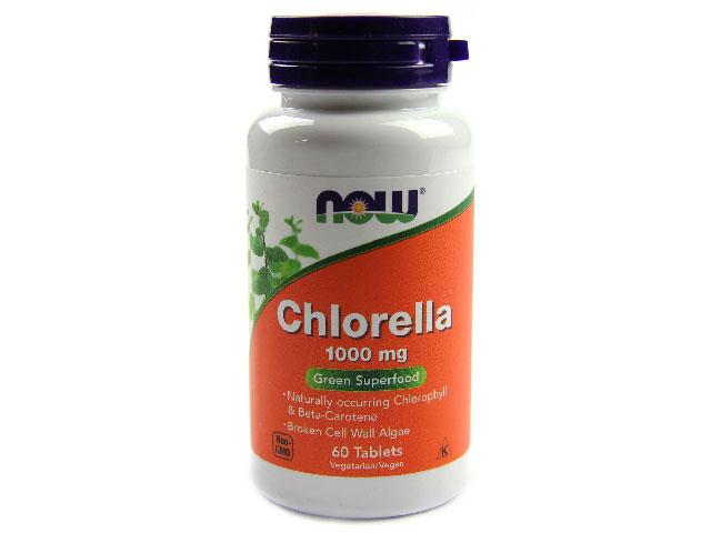 *now foods хлорелла. 1040 мг. 60 кап. 2630 мм