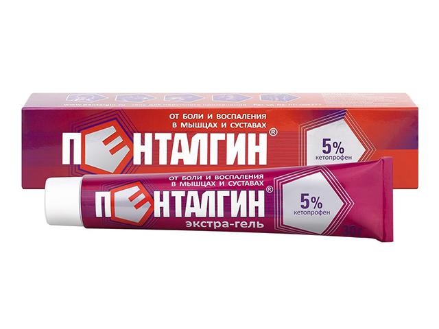 пенталгин экстра-гель 5% 30г. д/наруж.прим.