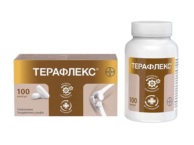 терафлекс 500мг.+400мг. №100 капс.