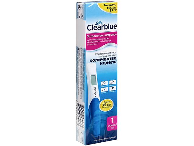 тест д/опред. беременности клиаблу устройство [clear blue]