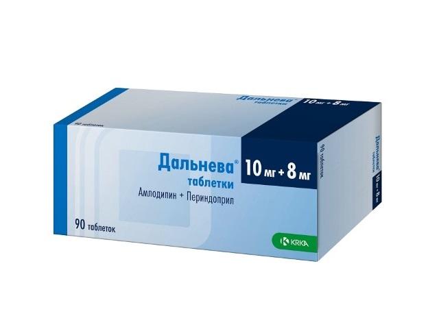 дальнева 10мг.+8мг. №90 таб. 4856