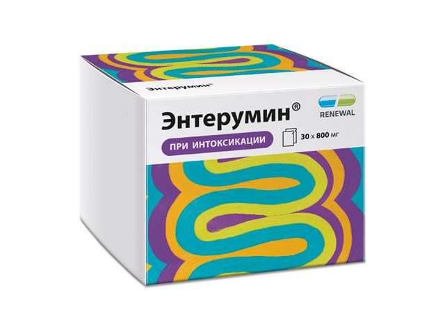 энтерумин 800мг №30 пор д/сусп д/приема внутрь /реневал/