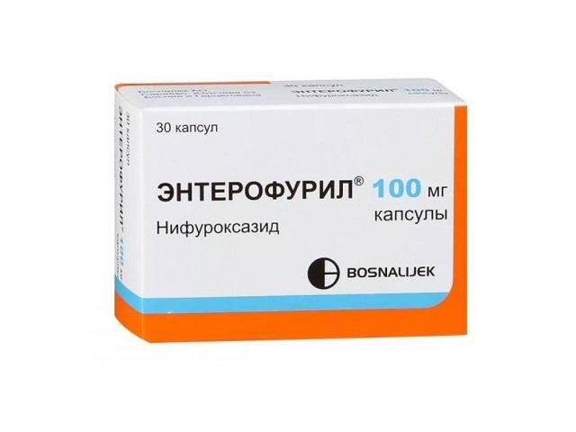 энтерофурил 100мг. №30 капс. 2700