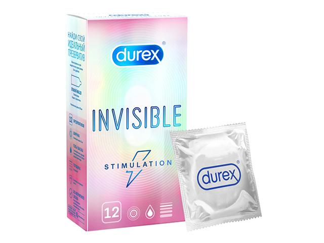 дюрекс презерватив invisible stimulation №12 [durex]