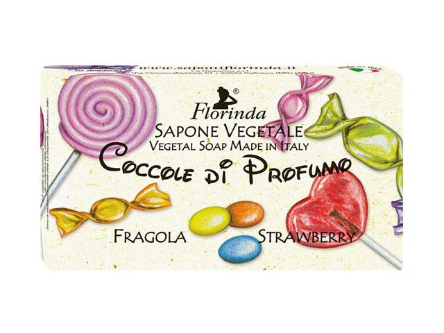 *florinda 1608 мыло "ароматы детства"  клубника, 100 г. 00062181