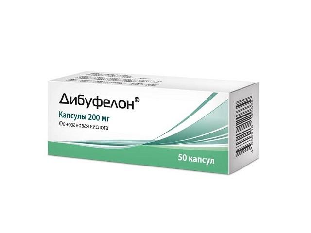 дибуфелон 200мг. №50 капс. 0339