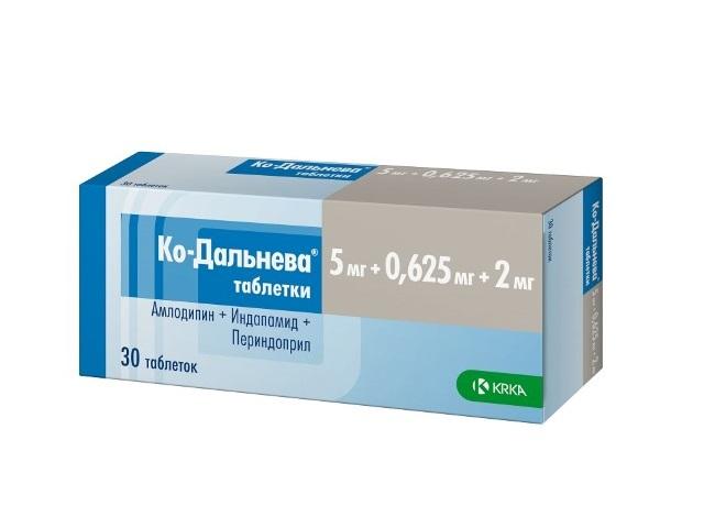 ко-дальнева 5мг+0,625мг.+2мг. №30 таб. 9868
