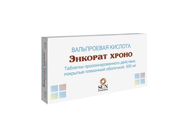 энкорат хроно 500мг. №30 таб. п/о