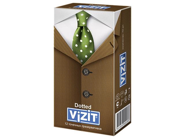 визит презерватив доттед точечные №12 [vizit]